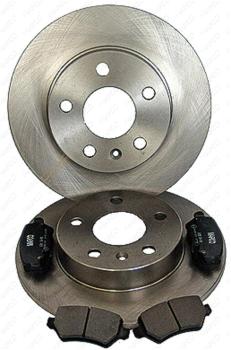 Bremsensatz beschichtet, komplett Hinterachse (47679C), CHEVROLET, GM, Opel & Vauxhall
